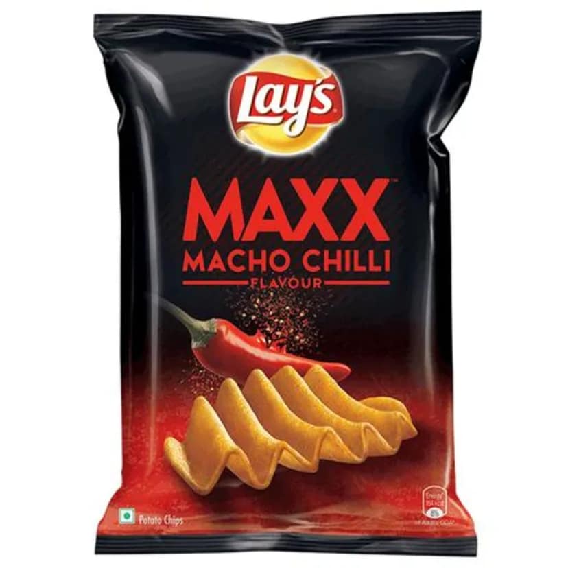 Lay'S Maxx Macho Chilli Potato Chips 57 Gms