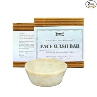 Goli Soda All Natural Probiotics Face Wash Bar - 90 Gms (Pack Of 1)