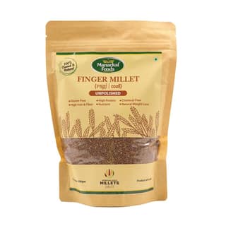 Finger Millet (Ragi) | Whole Grain 500g | Natural & Unpolished | High Calcium Superfood | Gluten-Free | 500g