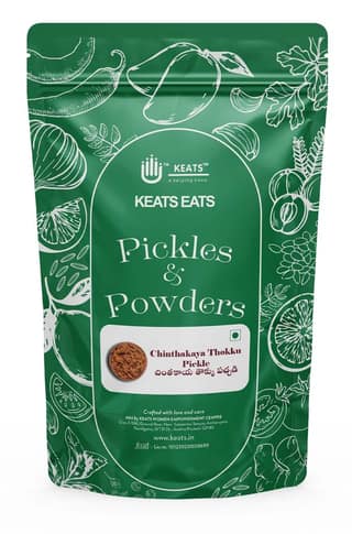 KEATS EATS Chinthakaya Thokku Pickle - Authentic Andhra Taste
