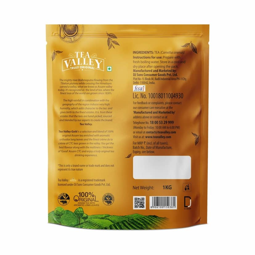 Tea Valley Truly Original Assam Tea 1kg view 2