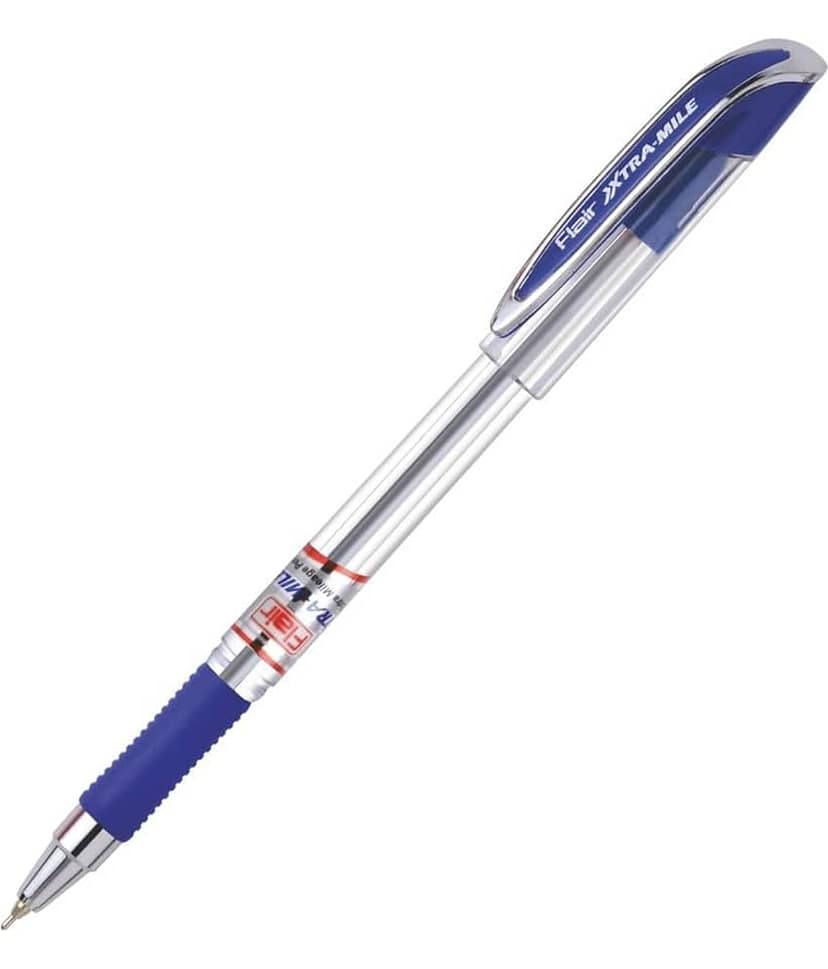 Flair Xtra Mile Ball Pen Jar - Tip Size 0.7 To 1 Mm Blue Ink, Set Of 25 Pen view 2