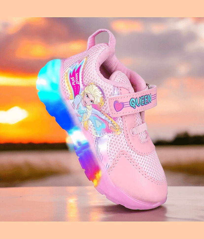 GLOBIN - Pink Girl's LED Shoes ( 1 Pair ) view 2