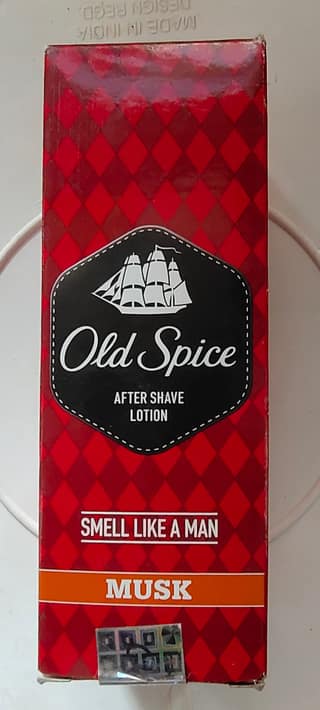 Old spice after shave lotion musk