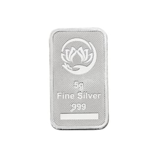 5g Fine Silver 999 Purity Bar | Pure Silver Biscuit | Investment Grade Silver Coin/Bar