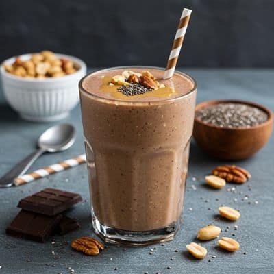 Nutty Choco-Chia Smoothie