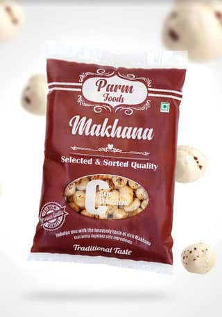 ParmFoods Makhana or Foxnuts or Lotus seed (pack of 2)
