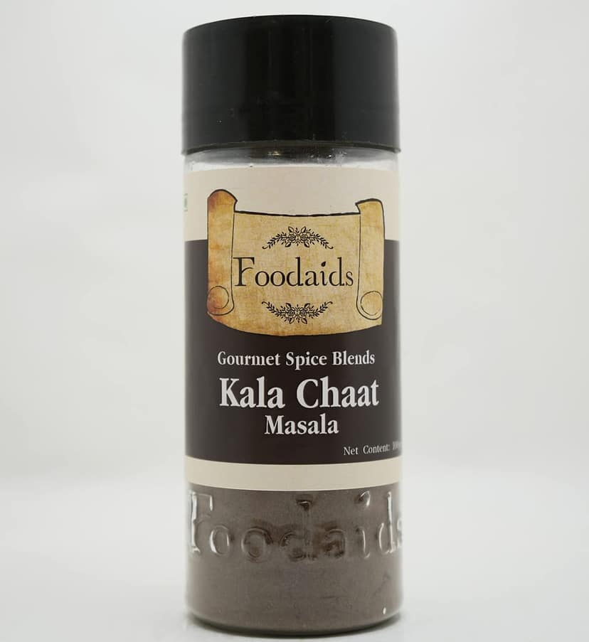 Foodaids Kala Chaat Masala 100 Gm , Make Your Dish Delicious Authentic & Pure Sprinkle on Foods view 2