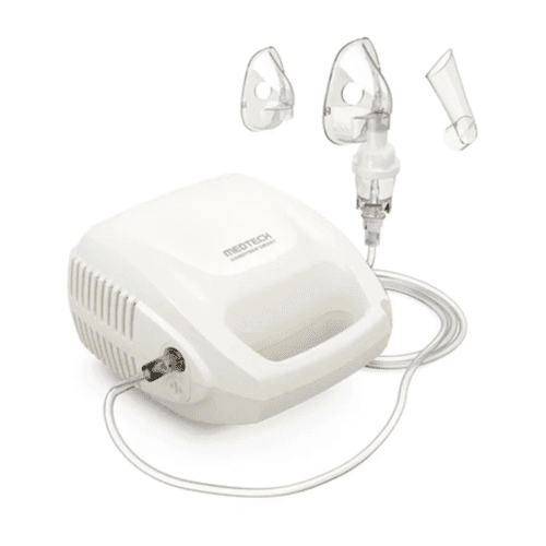 Medtech Nebuliser Machine for Home Use - Compressor Nebulizer Kit with Masks for Adults and Kids - Ultrasonic Cool Mist Inhaler for Asthma, Allergies, and Cold