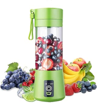 Juicer Rechargeable Portable Electric USB Juicer Bottle Blender for Making Juice,Travel Juicer for Fruits and Vegetables,Juice Maker Machine 240 Juicer Mixer Grinder (1 Jar, Multicolor)