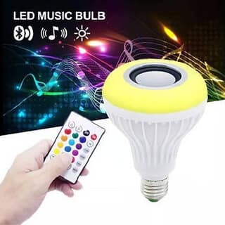 Smart LED Wireless Light Bulb Speaker Ambient Lighting & Music for Home Dcor