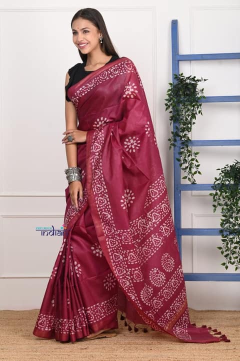 EXCLUSIVE! Handmade Tie and Dye Cotton Sea Green Saree By Women Weavers blue view 2