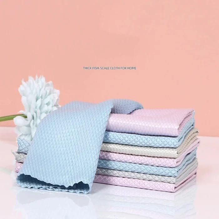 5 Pcs Super Absorbent Dish Cleaning Cloth (24 cm * 13 cm) view 2