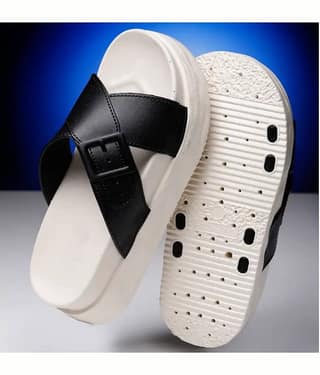 Monoction Black Women's Slide