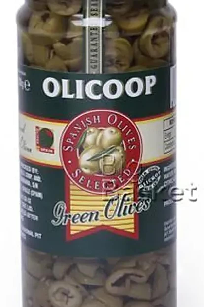 Olicoop Sliced Green Olives, 450 Gm view 2