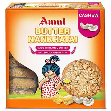 AMUL BUTTER NANKHATAI CASHEW 200GM