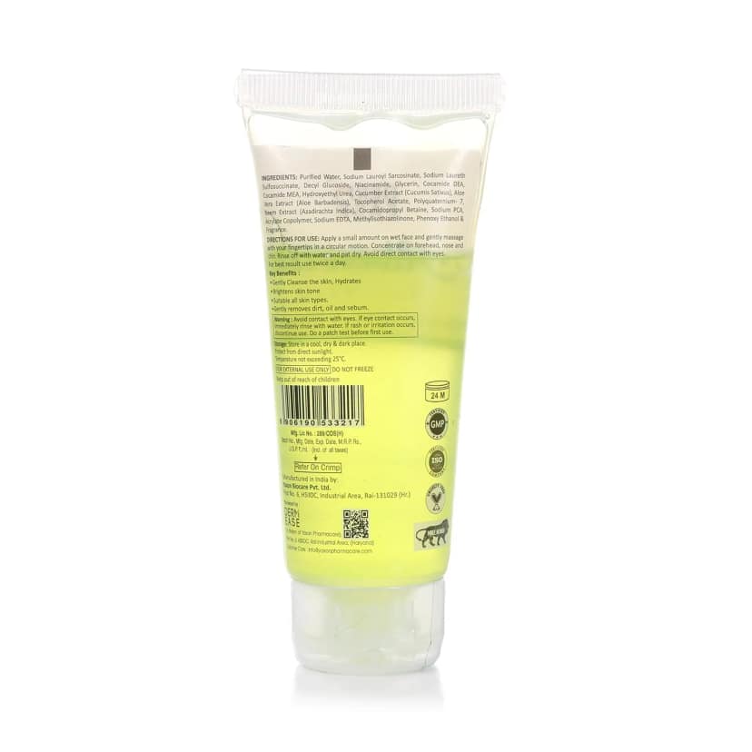 Dermease Aloe Vera Face Wash for Calm and Clean Skin view 2