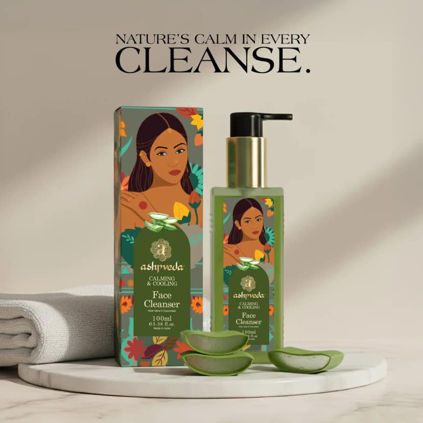 Ashpveda Aloe & Cucumber Face Cleanser 100ml view 2