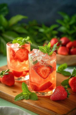 Strawberry mojito