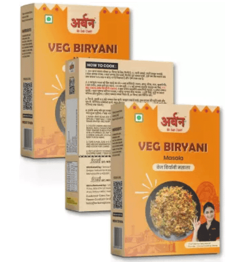 URBAN FOODS Veg Biryani Masala Combo of 50gm X 3 (Pack of 3) 150 g (Pack of 3) view 2