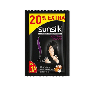 Sunsilk Hair Shampoo Stunning Black Shine Re.1/-