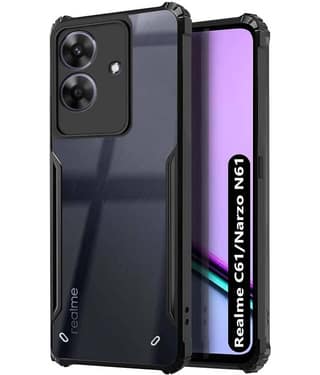ZAMN Bumper Cases Compatible For Polycarbonate Realme C61 ( )