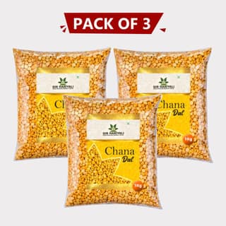 Chana Dal (1 kg) - Pack of 3