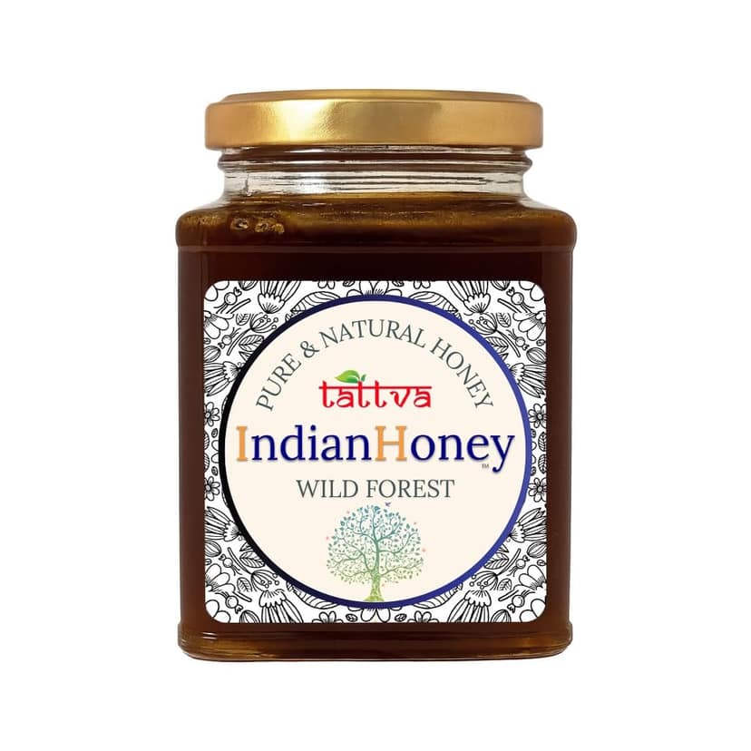 IndianHoney Wild Forest & Jamun Honey Combo (Pack of 2) | Pure & Natural | 1kg (500g Each) | Unprocessed & Unfiltered Natural Sweetener view 2