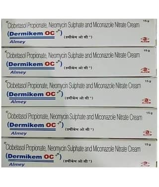 DERMIKEM OC CREAM ( PACK OF 5) Day Cream Day Cream 75 gm Pack of 5