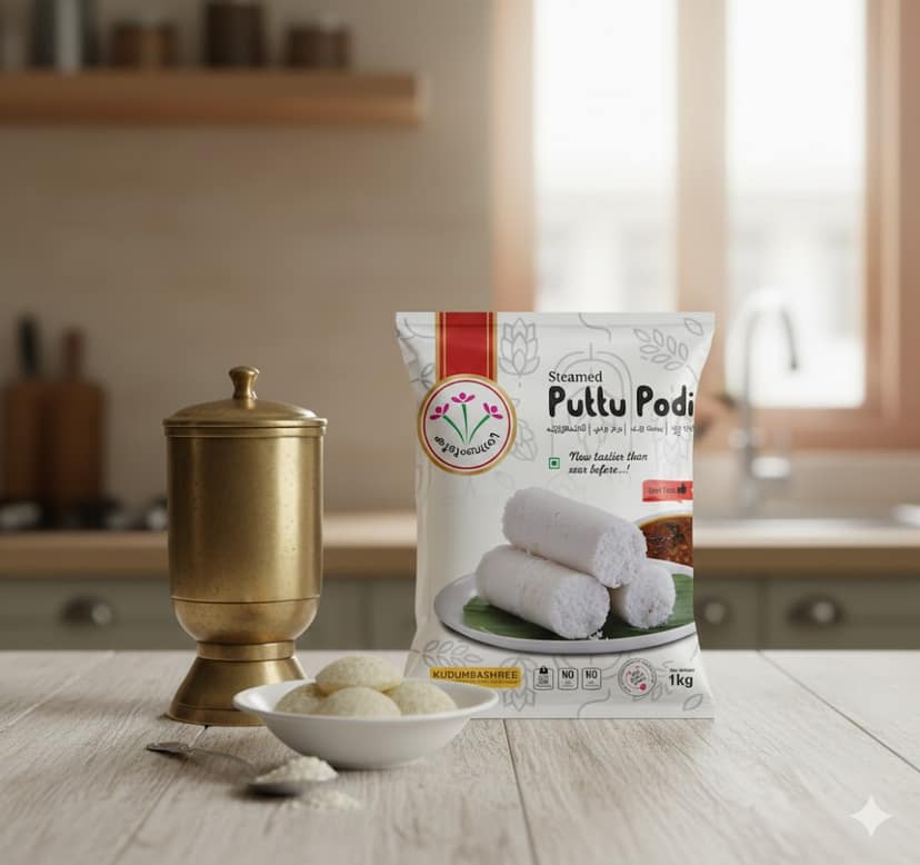 Kudumbashree Steamed Puttu Podi – Authentic Kerala Blend (1000) view 2