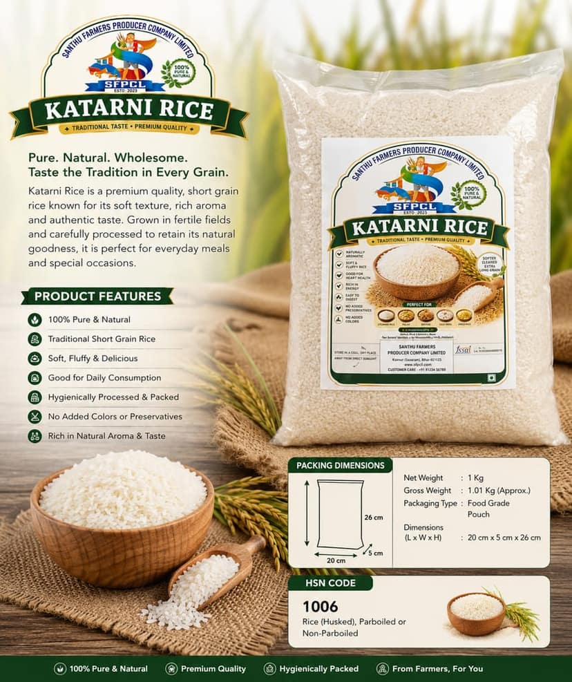 Katarni Rice – Premium Aromatic Traditional Rice, 1 kg