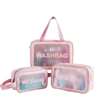 BD Pink Makeup Pouch Set