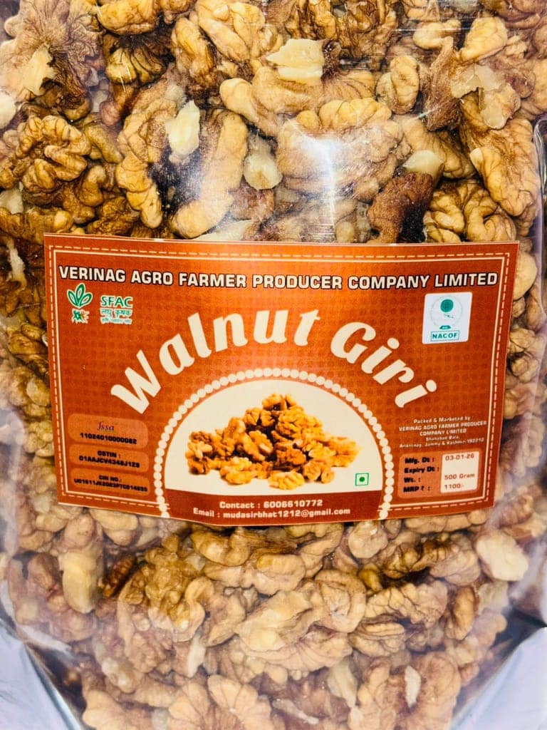 Premium Walnut Giri Kernels by Verinag Agro Farmer Producer Company Limited view 2