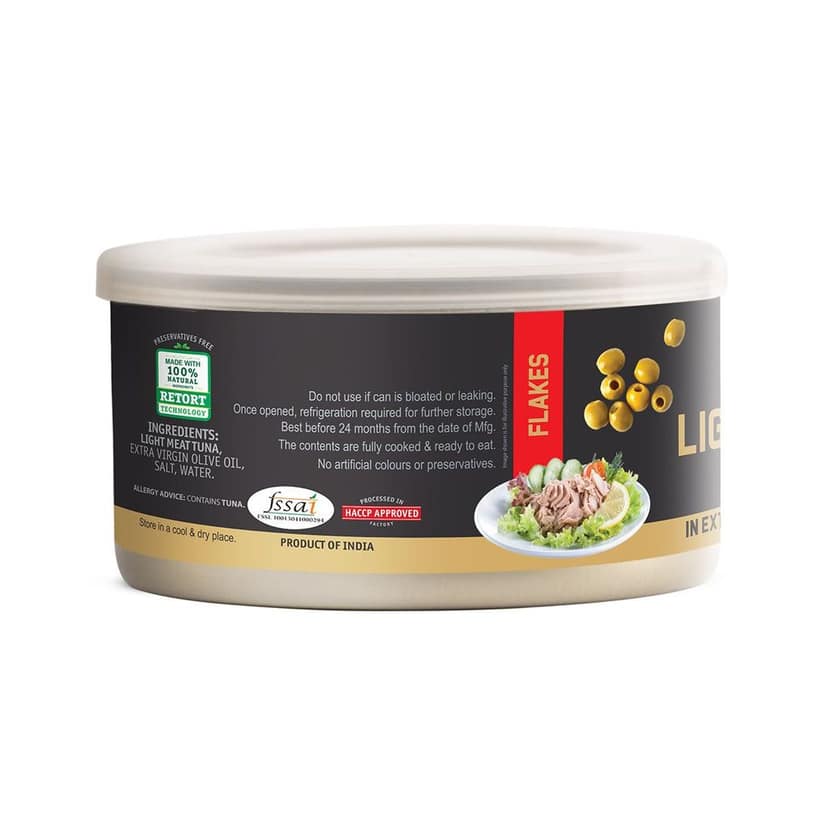 Light Meat Tuna Flakes In Extra Virgin Olive Oil 185g view 2