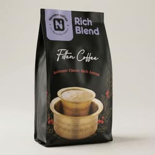 Namma Coffee - Rich Blend Filter Coffee Powder - 90% Coffee, 10% Chicory | Authentic South Indian Filter Coffee | Freshly Roasted, Strong And Aromatic