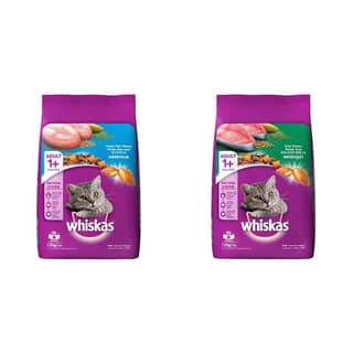 Whiskas Adult, Dry Cat Food, Ocean Fish Flavour, 1.2Kg Pack