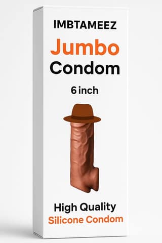Premium 6 Inch Silicone & Reusable Condoms | Dragon Condom | Safe & Comfortable