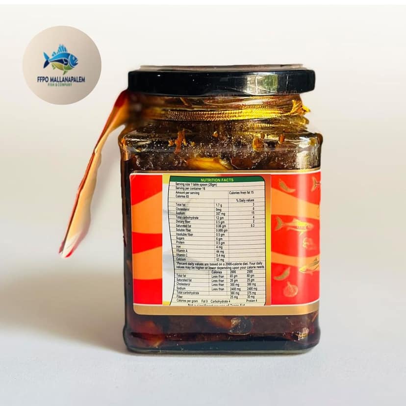 Mallanapalem Fish Pickle - Authentic Seafood Delight 300gm view 2