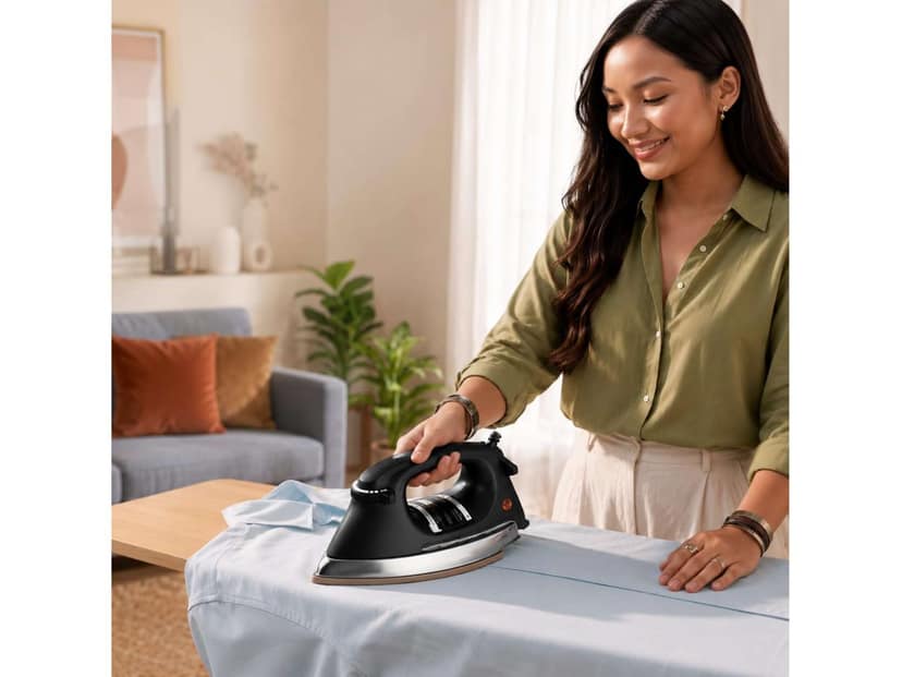 BALTRA Perfect Press Heavy Weight Dry Iron with 2 Year Warranty, 1000W Power, Heavy Body, Adjustable Temperature Control view 2