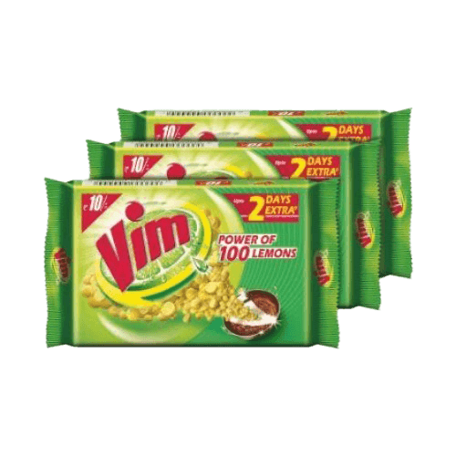 Vim Dishwash Bar 3 x 100g