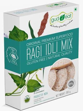Gud2eat Ragi Idli Mix | Gluten free | Good for weight loss | tasty and delicious | 200g