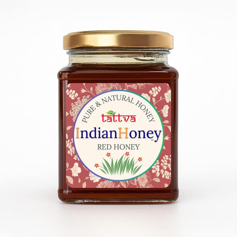 IndianHoney Red Honey & Diabetics-Friendly Jamun Honey Combo Pack (230gm & 230gm) view 2