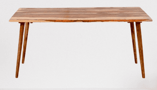 Jamani art craft; Tree House Sheesham Wood 6 Seater Dining Table for Home | Wooden Dining Table for Dining Room | Living Room Dining Table | Solid Wood Restoration and Cafe Dining Table | Natural Wood