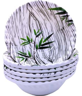 Laserbot Feeling bowl Melamine Serving Melamine Dessert Bowl 160 mL ( Set of 6 )