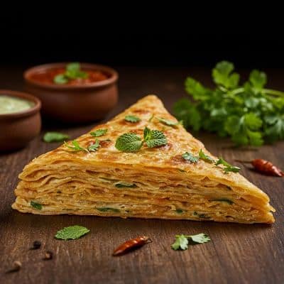Tawa Triangle Paratha