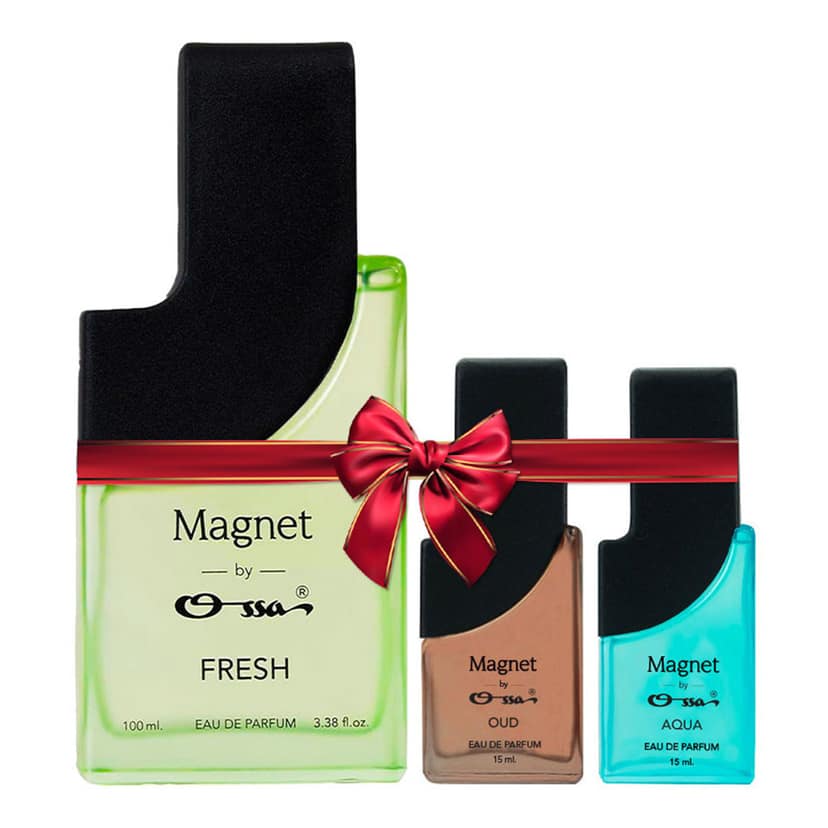 MAGNET FRESH 100ML, OUD & AQUA EDP, 2 X 15ML