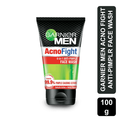 Garnier Men Acno Fight Anti Pimple Facewash, 100 gm Tube view 2