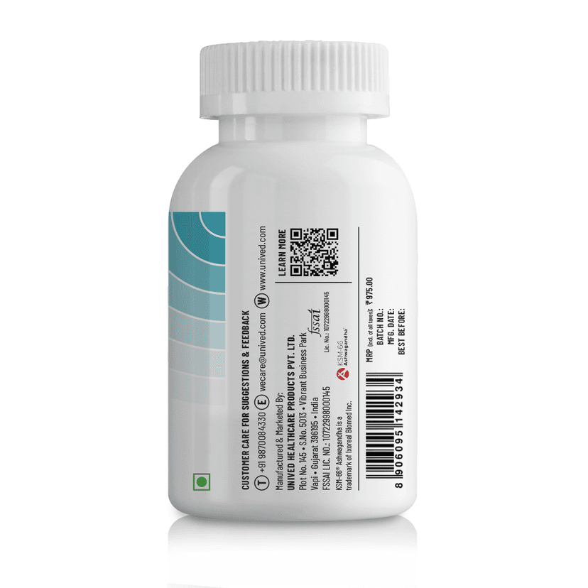 Unived Calm Capsules for Stress Relief, Sleep & Relaxation view 2