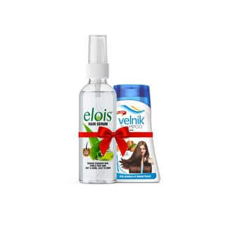 Elois Smooth and Straightening Hair Serum for Women & Men 100 ml buy 1 & get 88 ml Velnik Shampoo free