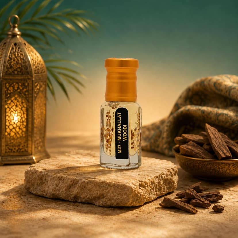 alnaqi fragrances Mukhallat Woodi 12ml - Woody Oriental Fragrance Oil, Unisex Parfume with Rich Oud, Authentic Arabic Scent, Pure Perfume view 2